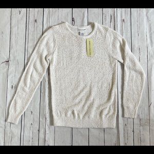 Women’s top NWT cream bling long sleeve
